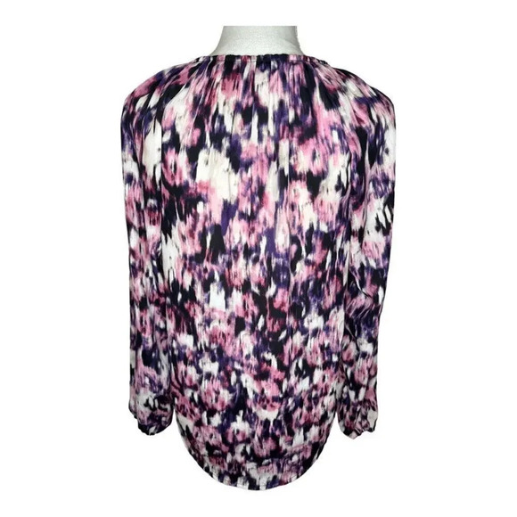 Simply Vera By Vera Wang Women’s Medium Abstract Print‎ Blouse - Picture 3 of 6